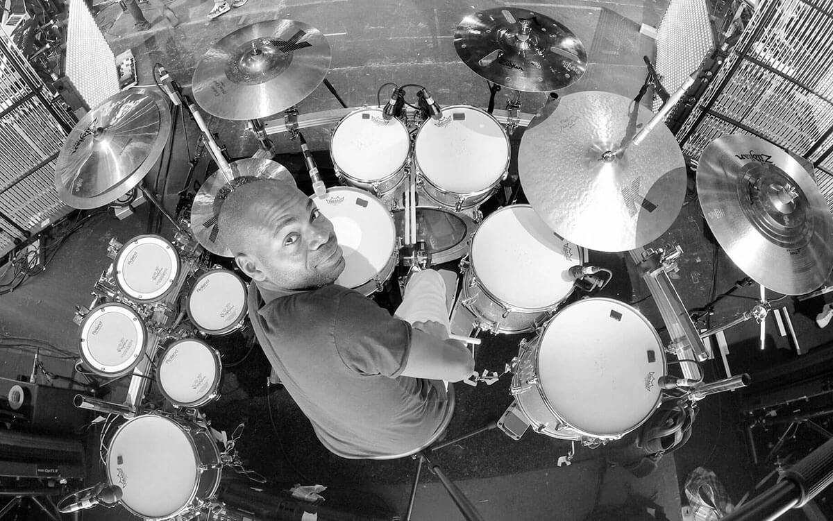 Bw-behind-drums-1 (1) - Paul Jones