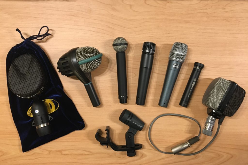 Orangedrumtracks microphone list